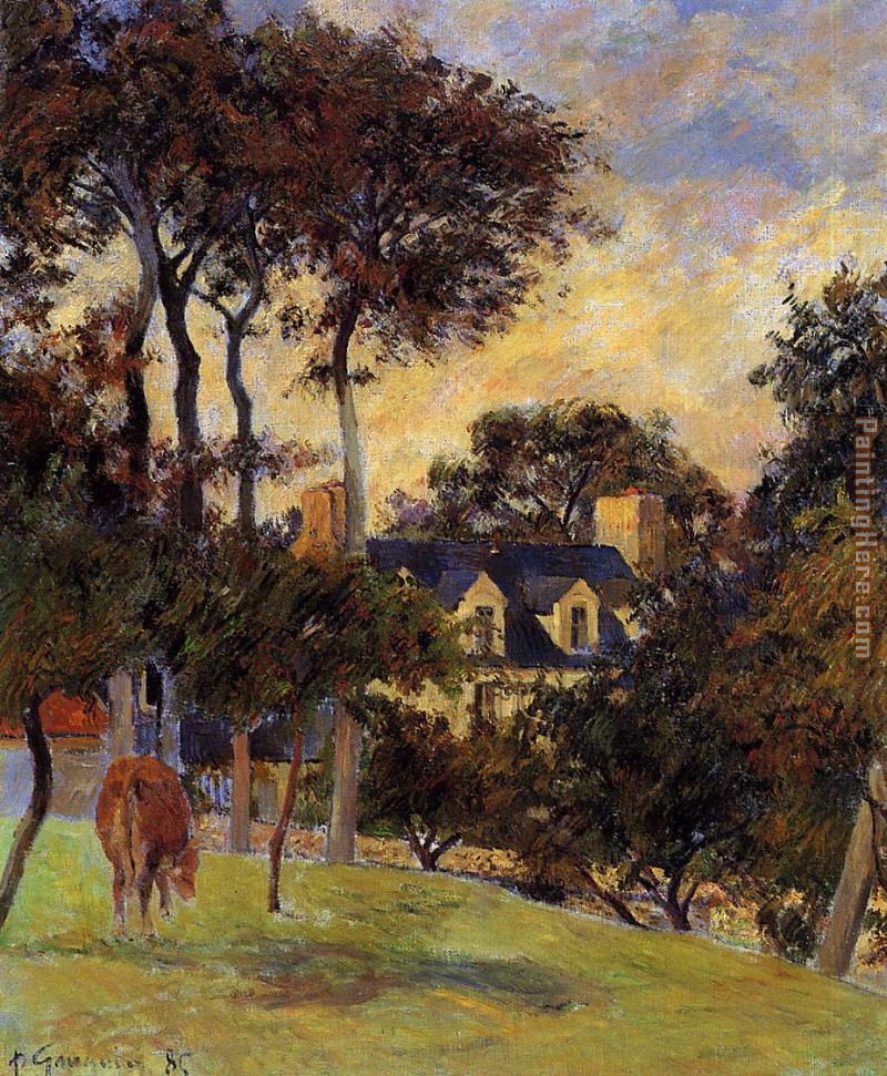 White House painting - Paul Gauguin White House art painting